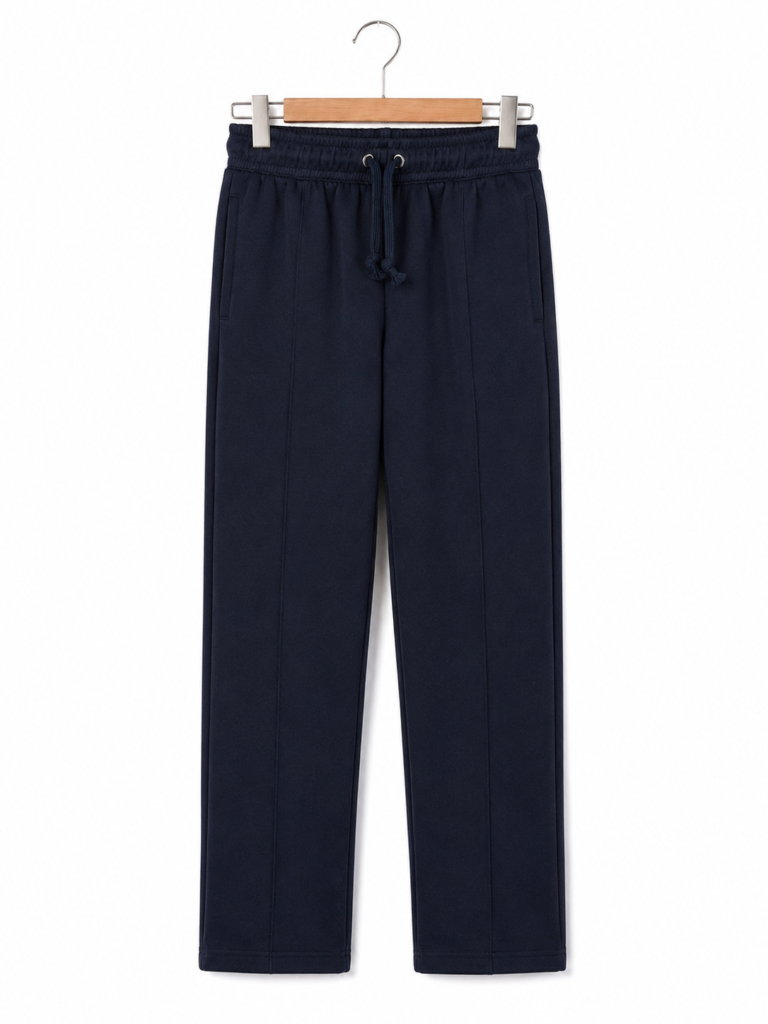 Soft Lightweight  Cotton Fleece Trouser –Blue